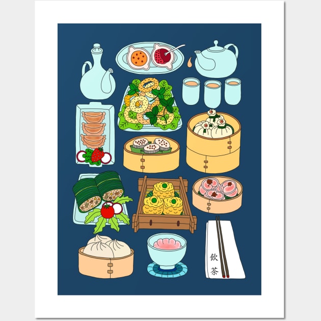 Sunday Dim Sum Wall Art by lamaisondulapino